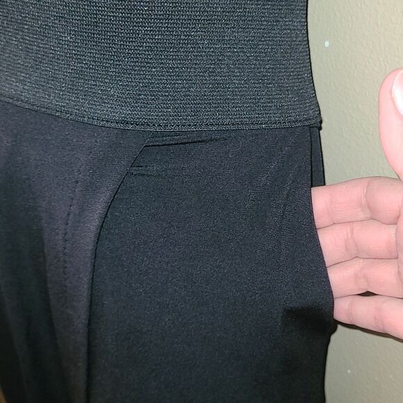 Worthington Black medium Pencil Skirt Stretch Band Waist zip back Womens - Picture 7 of 16